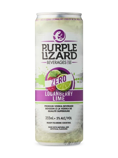 [43791] Purple Lizard Loganberry Lime - 355 ml can