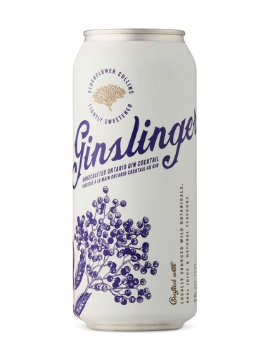 [41478] Ginslinger Elderflower Collins - 473 ml can