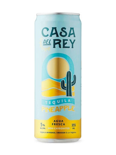 [42501] Casa Del Rey Agua Fresca Pineapple - 355 ml can