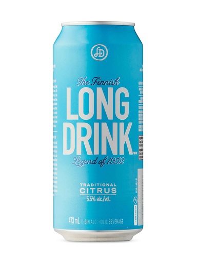[42418] Finnish Long Drink Traditional Citrus - 473 ml can
