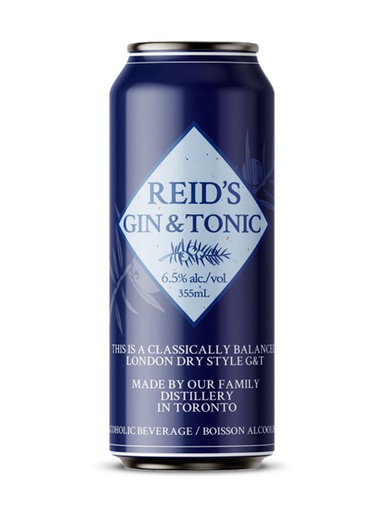 [31990] Reid's Gin & Tonic - 355 ml can