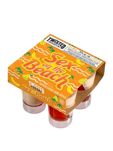 [558098] Twisted Shotz Sex on The Beach - 4 x 30 ml bottle