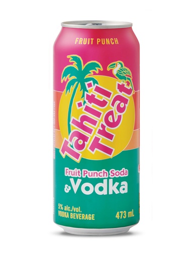 [31291] Tahiti Treat Fruit Punch Soda & Vodka - 473 ml can