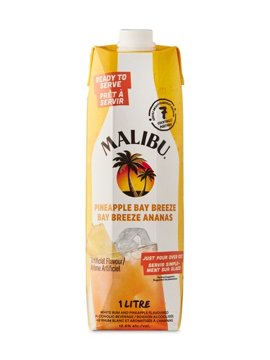 [36682] Malibu Pineapple Bay Breeze - 1000 ml tetra