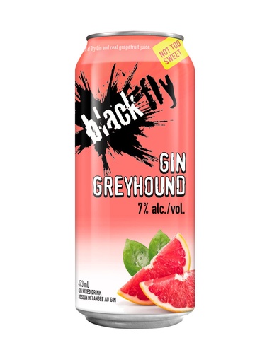 [31267] Blackfly Gin Grapefruit Greyhound Cocktail - 473 ml can