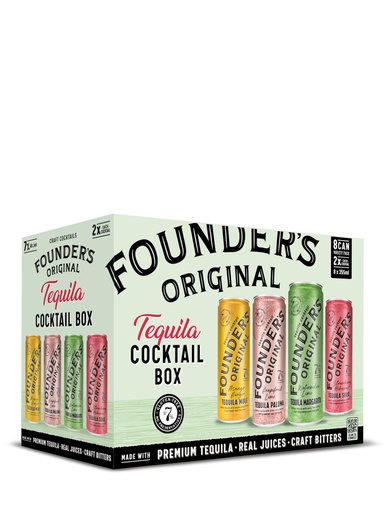 [33954] Founder's Original Tequila Cocktail Box - 8 x 355 ml can