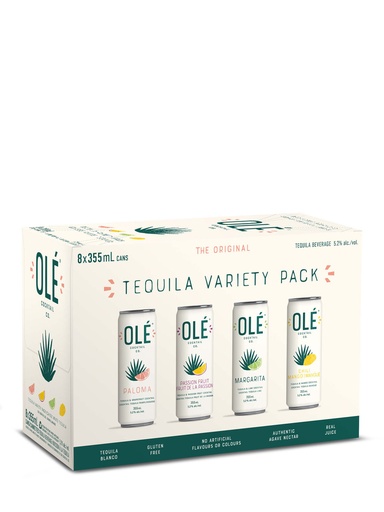 [42504] Ole Tequila Variety 8 Pack - 8 x 355 ml can