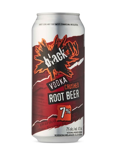 [42300] Black Fly Vodka Crushed Root Beer - 473 ml can