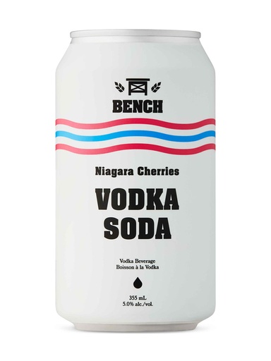 [41072] Bench Niagara Cherries Vodka Soda - 355 ml can
