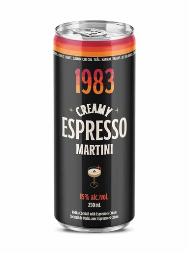 [42864] 1983 CREAMY ESPRESSO MARTINI - 250 ml can