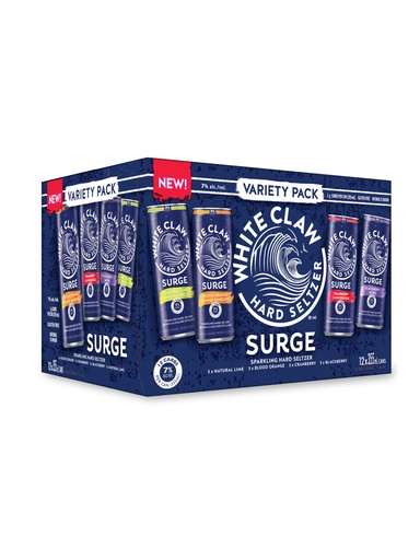 [30103] White Claw Surge Variety Pack - 12 x 355 ml can