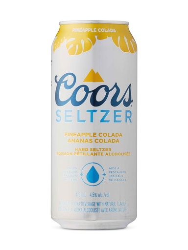 [42680] Coors Seltzer Pineapple Colada - 473 ml can