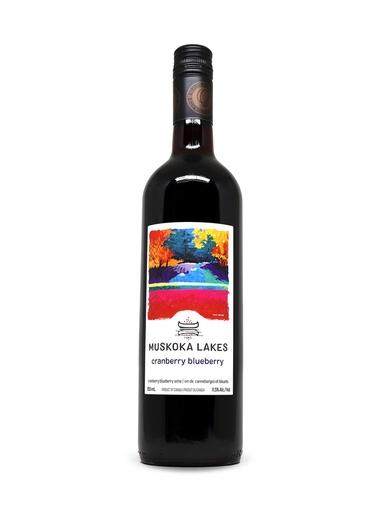 [609719] Muskoka Lakes Cranberry Blueberry Wine - 750 ml bottle