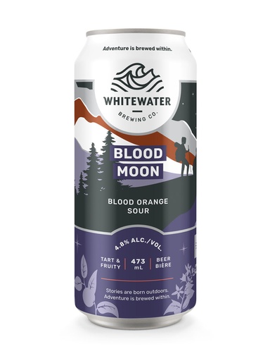 [11226] Whitewater Brewing Co. Blood Moon Orange Sour - 473 ml can