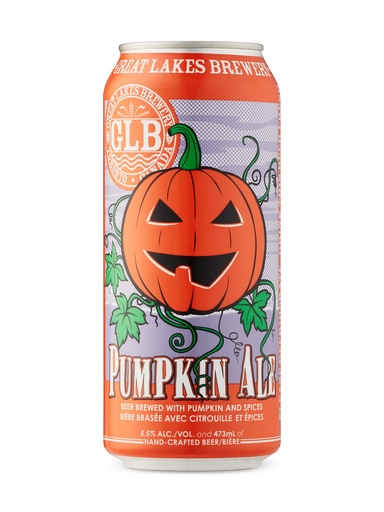 [16870] Great Lakes Brewery Pumpkin Ale - 473 ml can