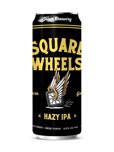 [10820] Town Brewery Square Wheels Hazy IPA - 473 ml can