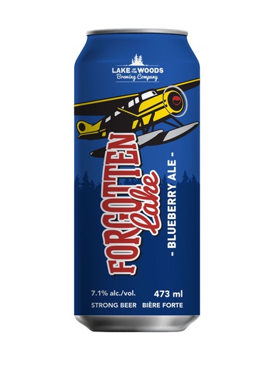[467134] Lake of the Woods Forgotten Lake Blueberry Ale - 473 ml can