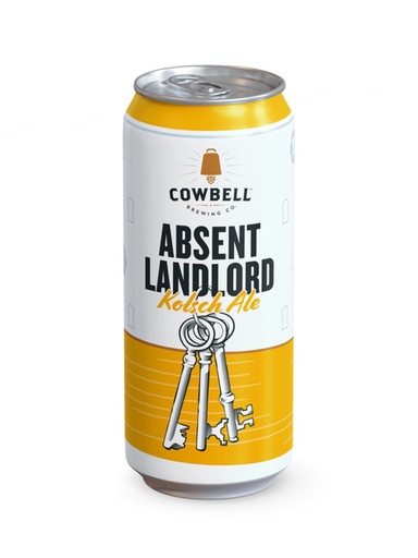 [469981] Cowbell Brewing Co. Absent Landlord - 473 ml can