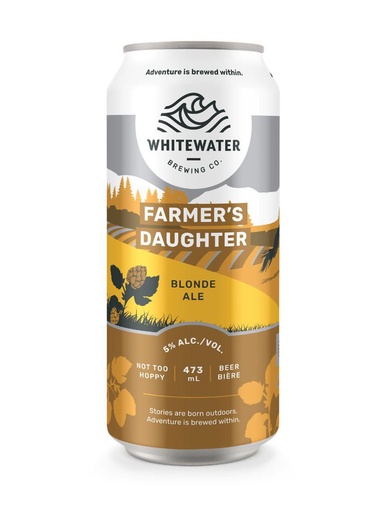 [450239] Whitewater Brewing Co.  Farmer's Daughter - 473 ml can