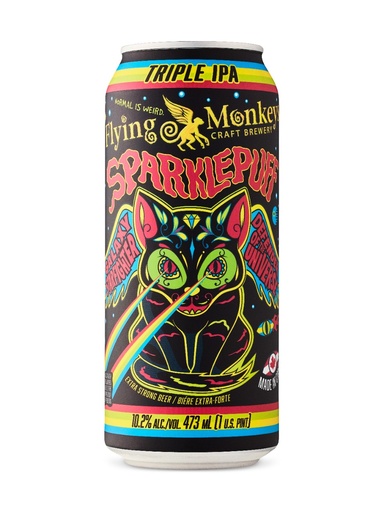 [688507] Flying Monkeys Sparklepuff Triple IPA - 473 ml can
