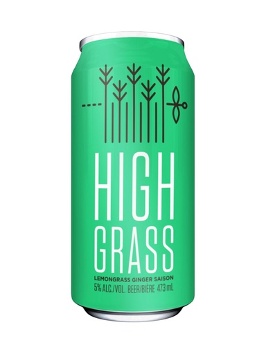[618751] The Second Wedge Brewing High Grass Lemongrass Ginger Saison - 473 ml can
