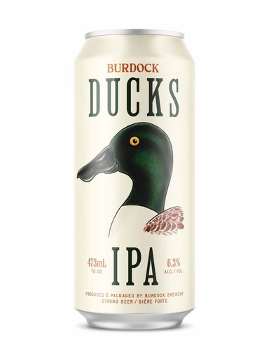 [37781] Burdock Brewery Ducks IPA - 473 ml can