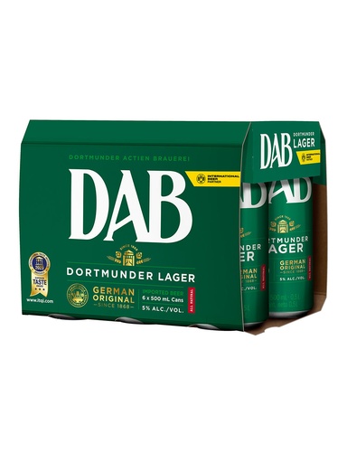 [666875] DAB Original - 6 x 500 ml can