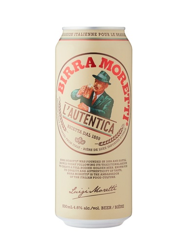 [296889] Birra Moretti - 500 ml can