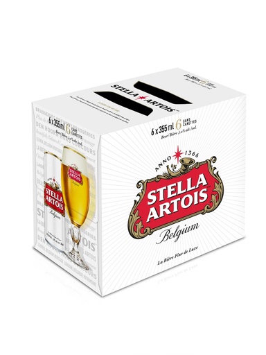 [17851] Stella Artois - 6 x 355 ml can