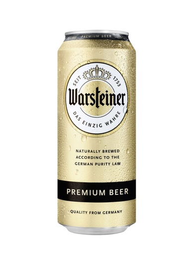 [556720] Warsteiner Premium Pilsener - 500 ml can