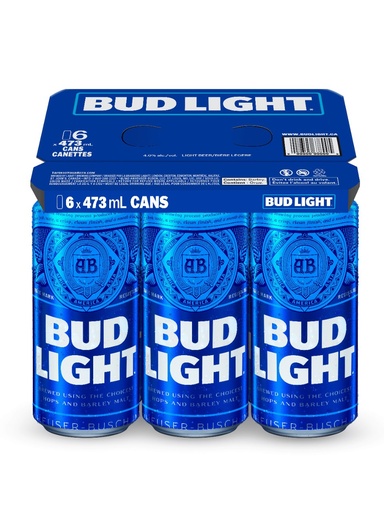 [311779] Bud Light - 6 x 473 ml can