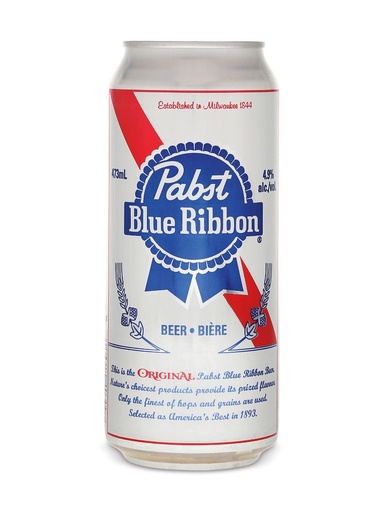 [37861] Pabst Blue Ribbon - 473 ml can