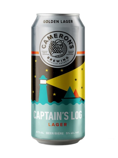 [243741] Cameron's Captain's Log Lager - 473 ml can