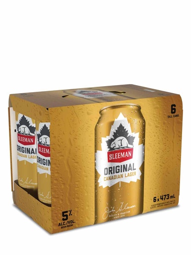 [383059] Sleeman Original Lager - 6 x 473 ml can