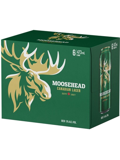 [422345] Moosehead Lager - 6 x 473 ml can