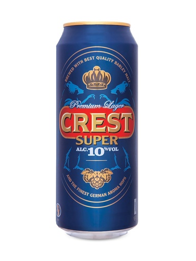 [456202] Crest Super Lager - 500 ml can