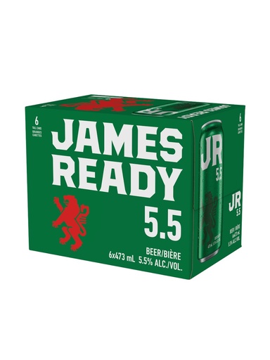 [140509] James Ready 5.5 - 6 x 473 ml can