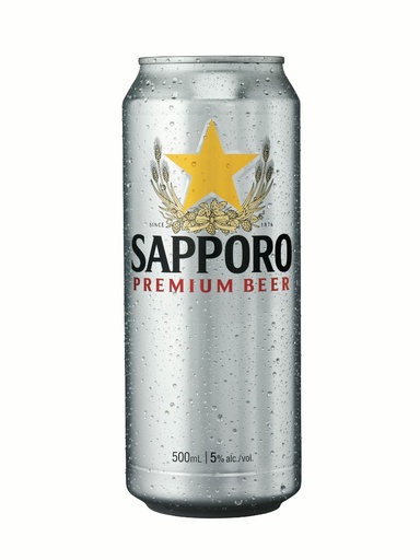 [201293] Sapporo Premium Beer - 500 ml can