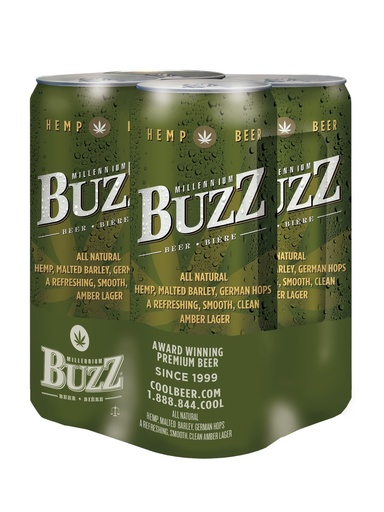 [11620] Buzz Hemp Beer - 4 x 355 ml can