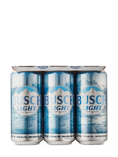 [15253] Busch Light - 6 x 473 ml can