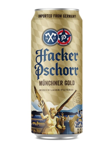 [308403] Hacker Pschorr Munich Gold Lager - 500 ml can