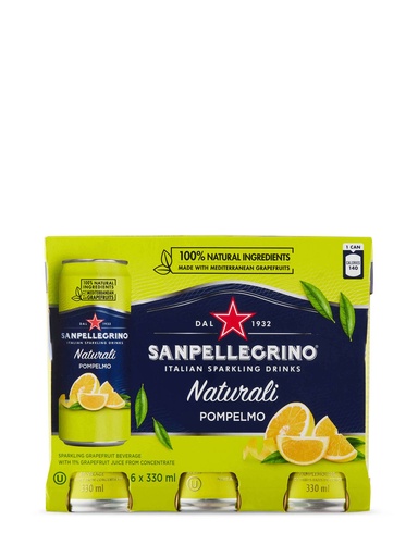 [45537] San Pellegrino Pompelmo - 6 x 330 ml can