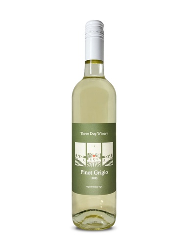 [492967] Three Dog Winery Pinot Grigio VQA - 750 ml bottle