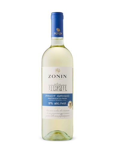 [43956] Zonin Light & Fruity Pinot Grigio DOC - 750 ml bottle