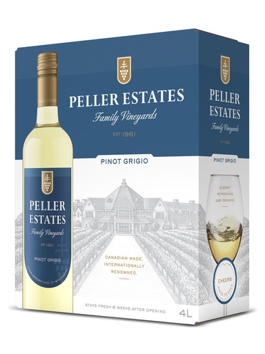 [669465] Peller Family Vineyards Pinot Grigio - 4000 ml bagnbox