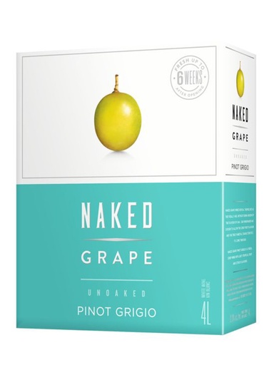 [432724] Naked Grape Pinot Grigio - 4000 ml bagnbox