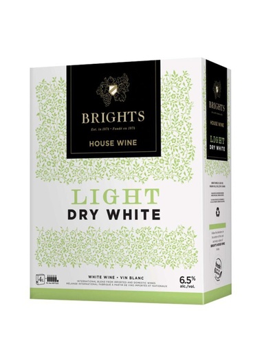 [396838] Brights House Dry White - 4000 ml bagnbox