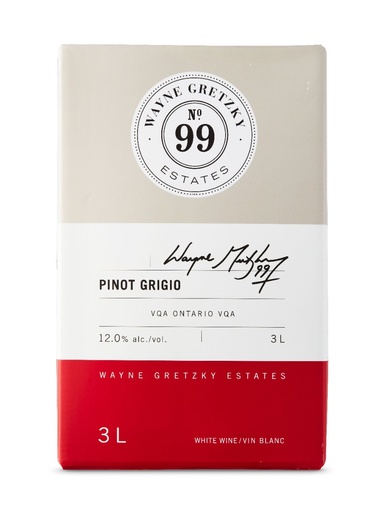 [25610] Wayne Gretzky Pinot Grigio VQA - 3000 ml bagnbox