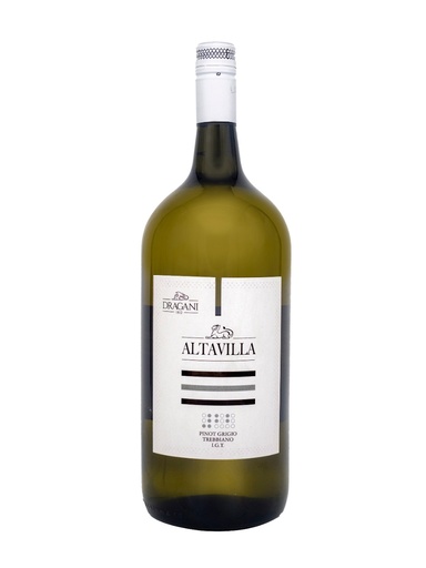[620583] Dragani Altavilla Pinot Grigio Trebbiano IGT - 2000 ml bottle