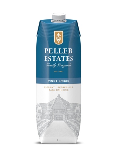 [16394] Peller Family Vineyards Pinot Grigio - 1000 ml tetra